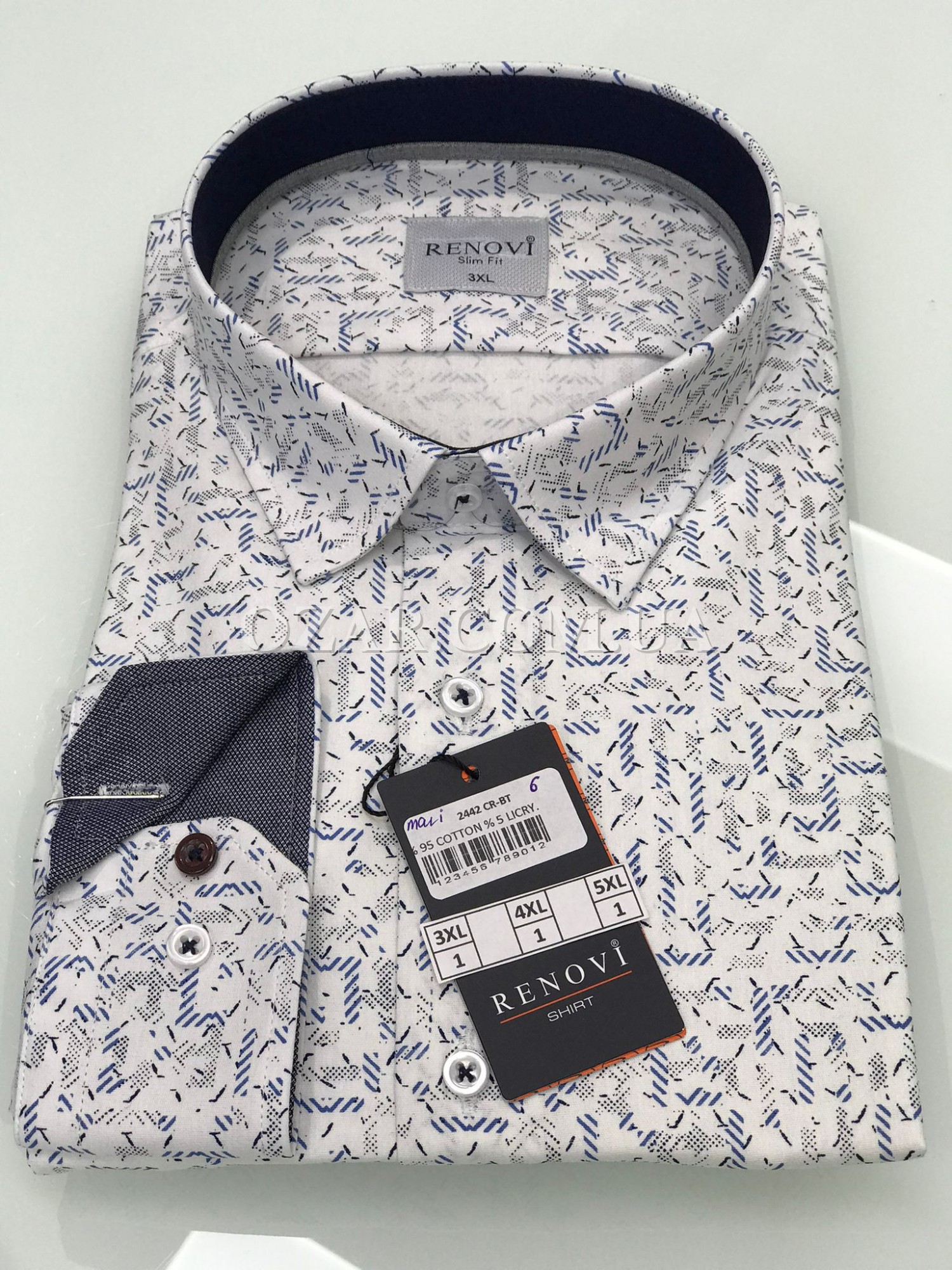Мужская Рубашка Renovi (Большие размеры)