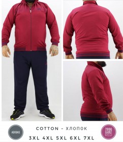 Мужской Спортивный Костюм Adidas (Большие размеры)