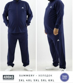 Мужской Спортивный Костюм Adidas (Большие размеры)