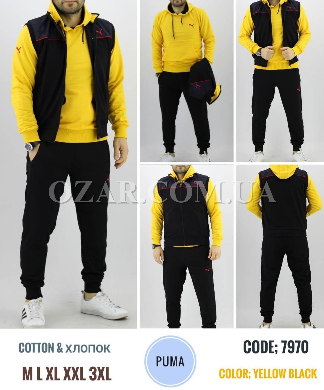 Мужской Спортивный Костюм Тройка Puma