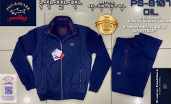 Утеплённый Мужской Спортивный Костюм Paul&Shark (Большие размеры)