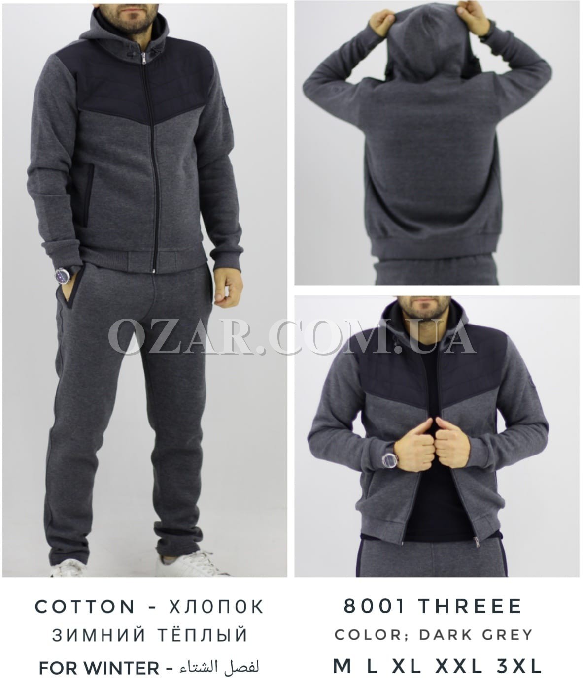 Утеплённый Мужской Спортивный Костюм TREE