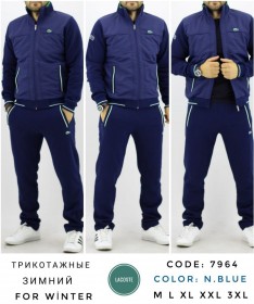 Утеплённый Мужской Спортивный Костюм Lacoste