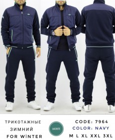 Утеплённый Мужской Спортивный Костюм Lacoste