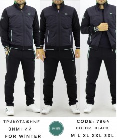 Утеплённый Мужской Спортивный Костюм Lacoste