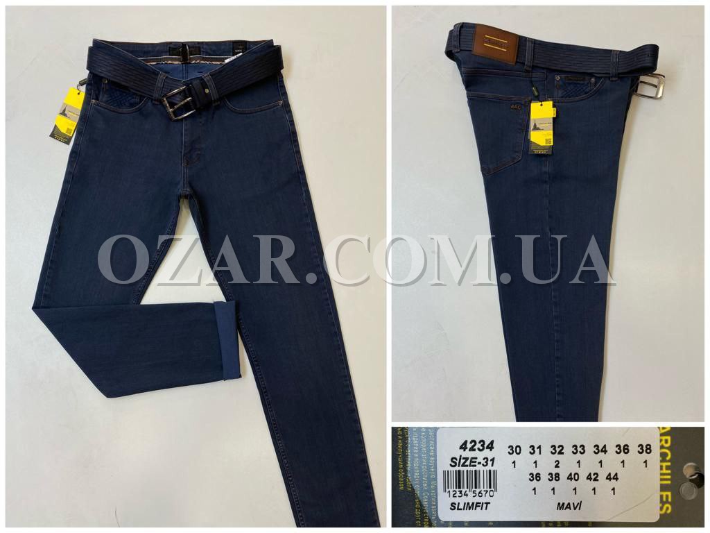 Мужские Джинсы Archiles ( Большие размеры) 34 длина
