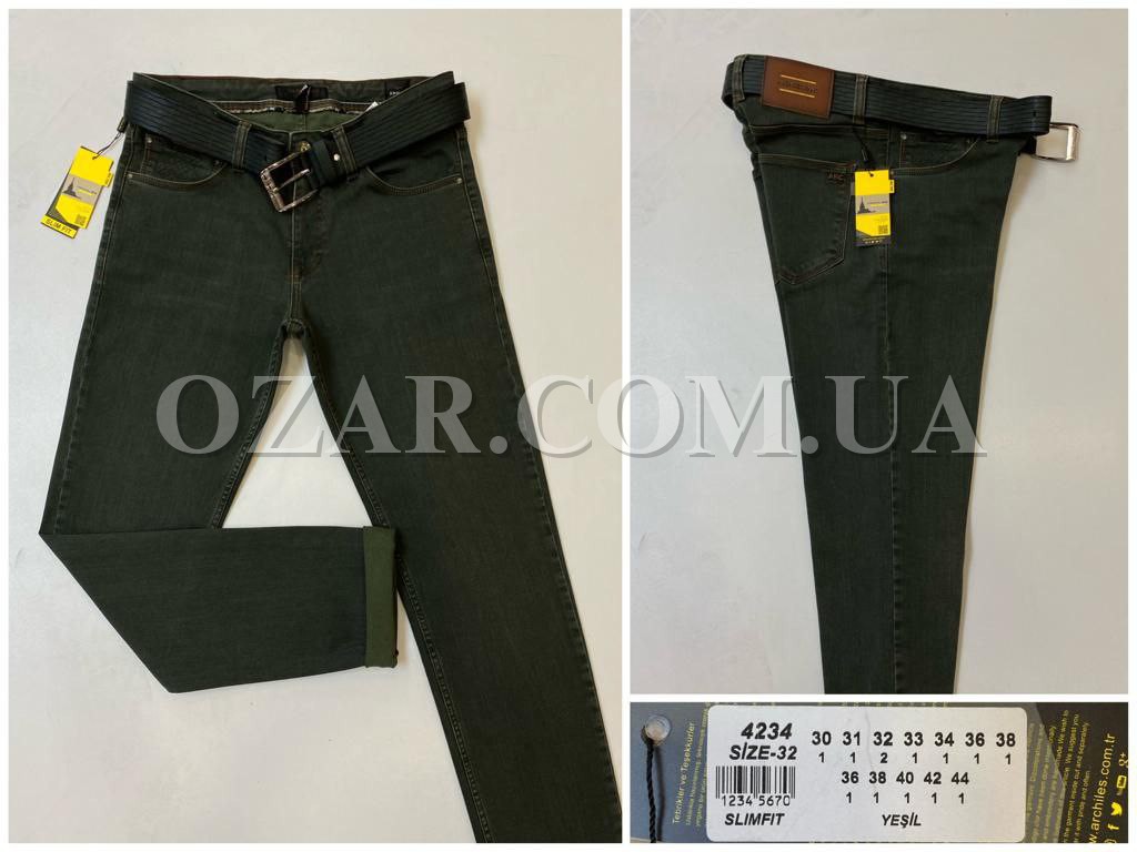 Мужские Джинсы Archiles ( Большие размеры) 34 длина