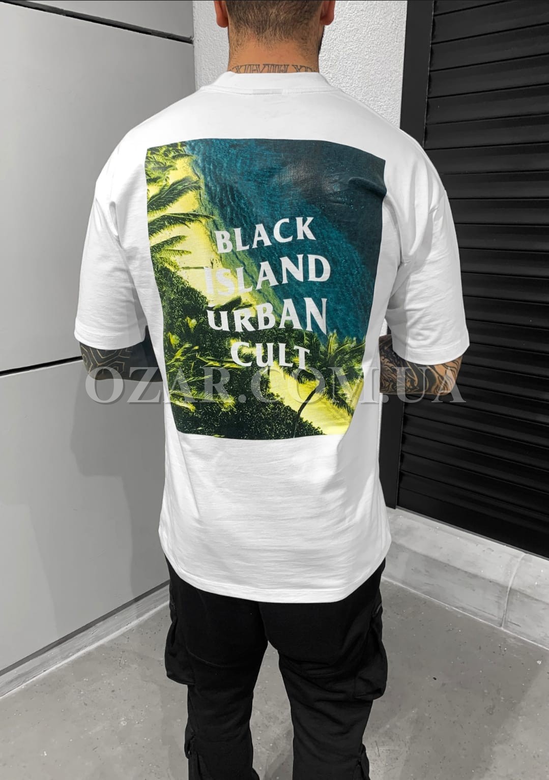Мужская Футболка Black Island