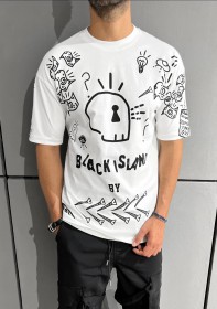 Мужская Футболка Black Island