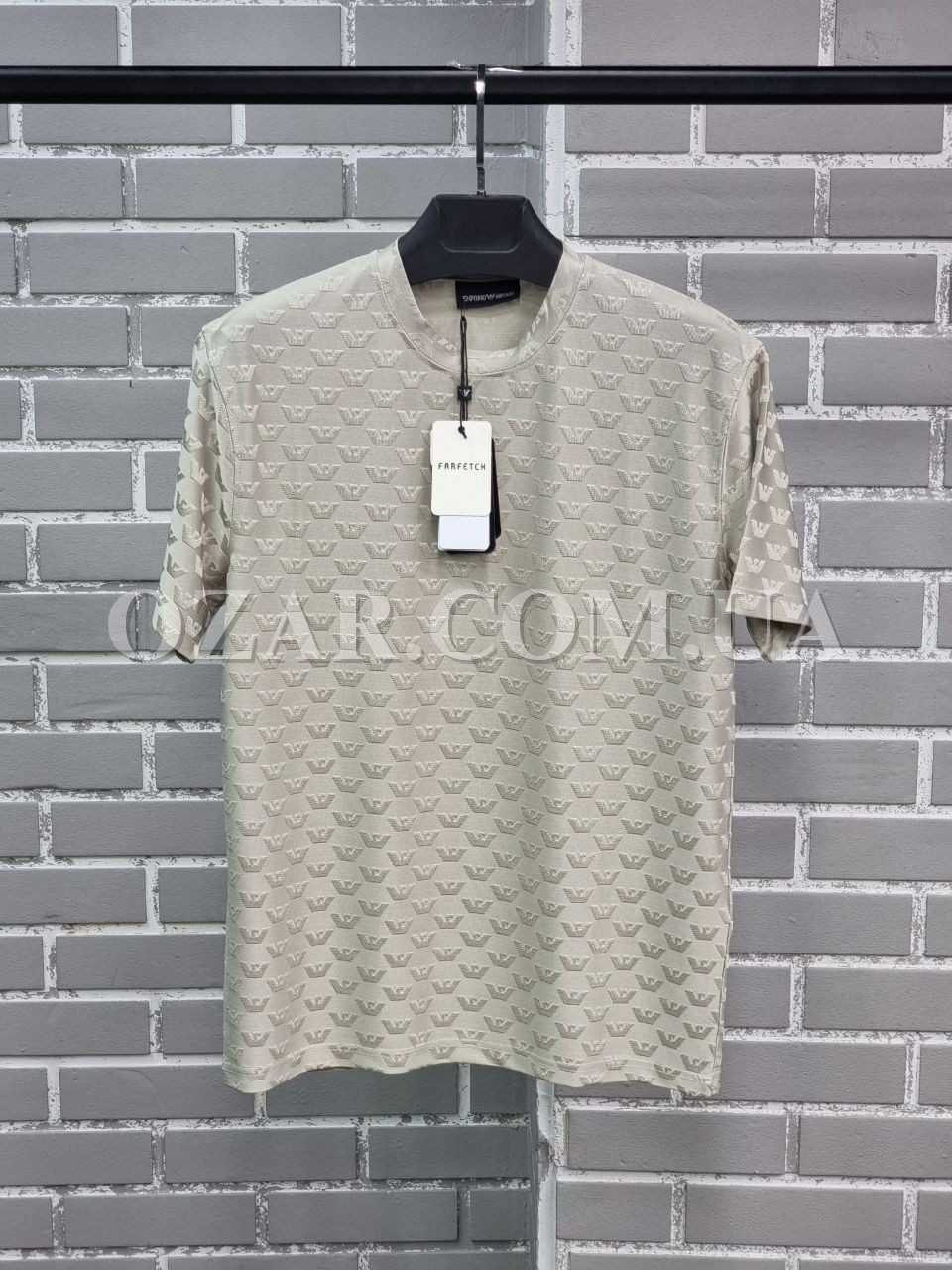 Мужская Трикотажная Футболка Armani