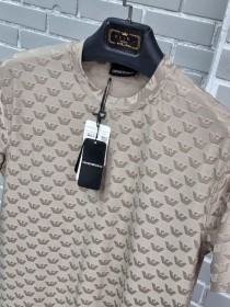 Мужская Трикотажная Футболка Armani