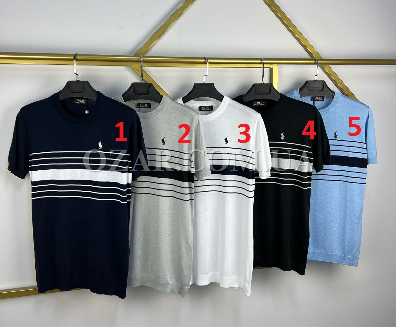 Мужская Трикотажная Футболка Lacoste