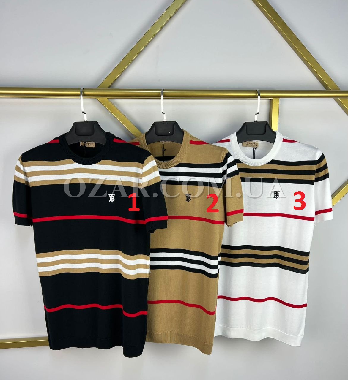 Мужская Трикотажная Футболка Burberry
