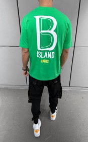 Мужская Футболка Black Island