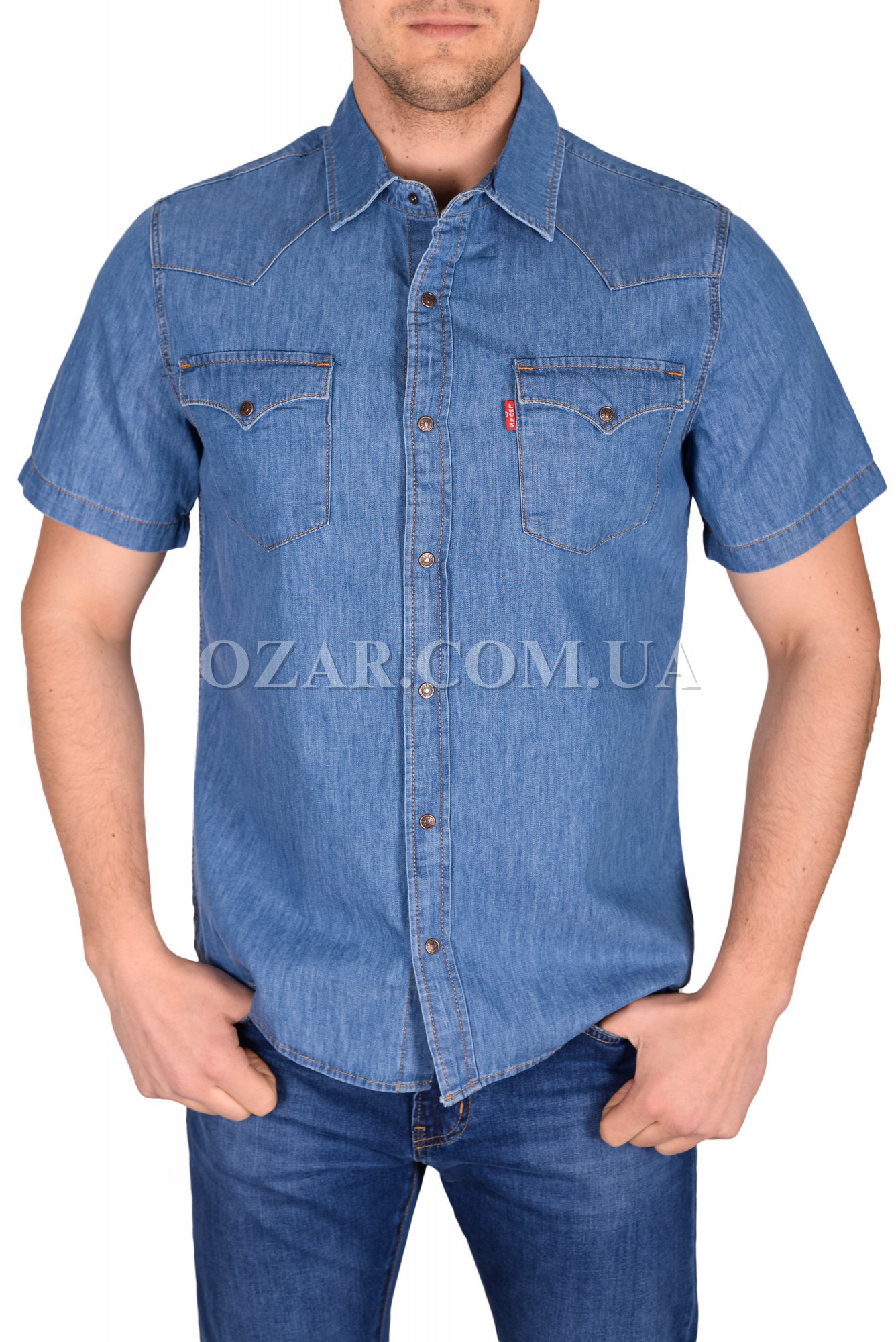 Мужская Джинсовая Рубашка Levis