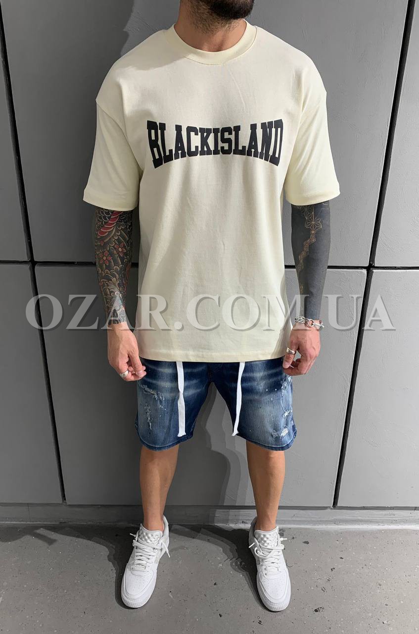 Мужская Футболка Black Island