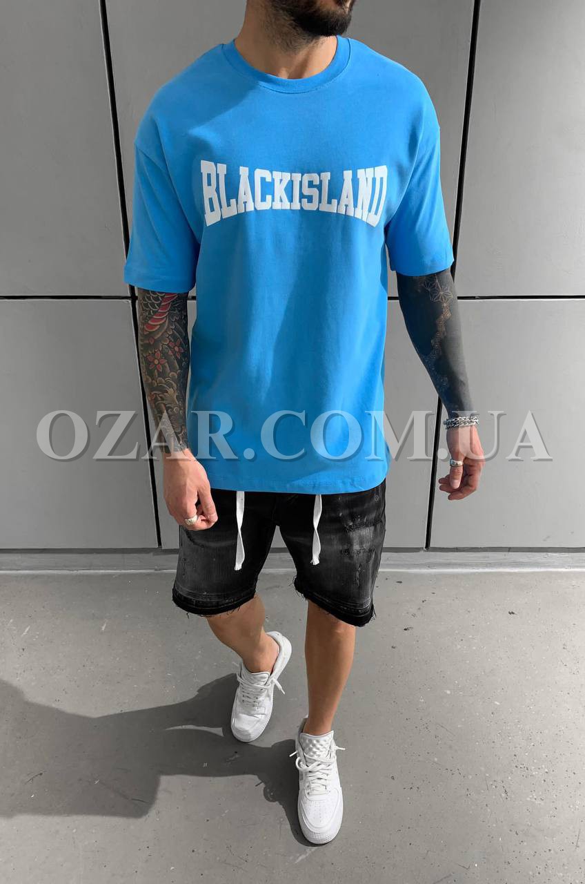 Мужская Футболка Black Island